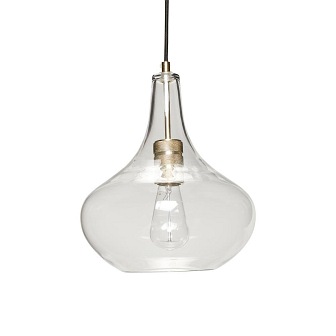 Szklana lampa wisząca Drop 28cm